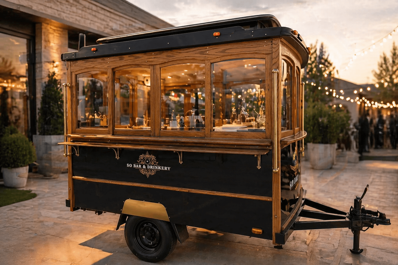 Small event catering in Reno with a mobile mocktail bar by So Bar for private celebrations