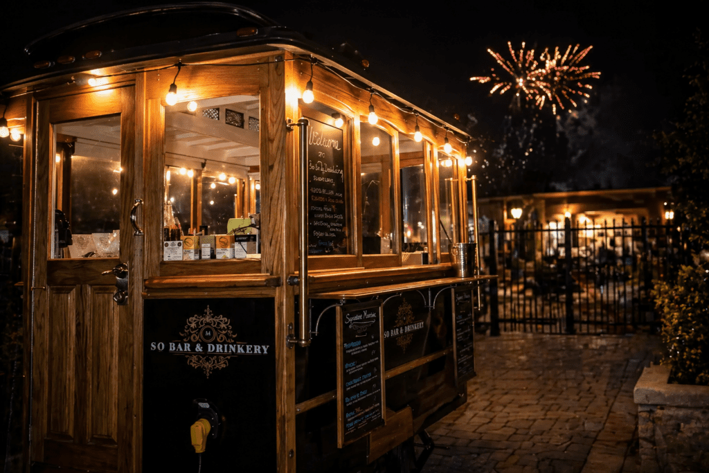 So Bar mobile mocktail bar providing non alcoholic food trucks service for private events and celebrations